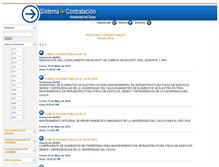 Tablet Screenshot of contratacion.unicauca.edu.co